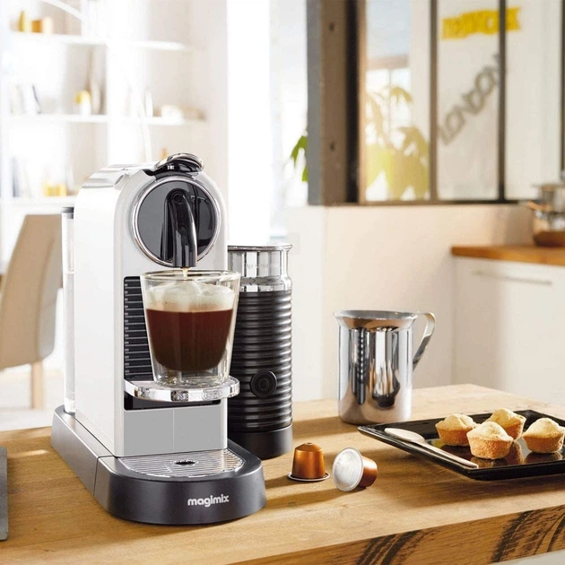Капсульная кофемашина Nespresso CITIZ white D113 W – фото, отзывы