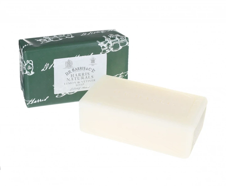 Мило для тіла D.R.Harris Naturals Lemon and Vetiver Soap 200г - изображение 2