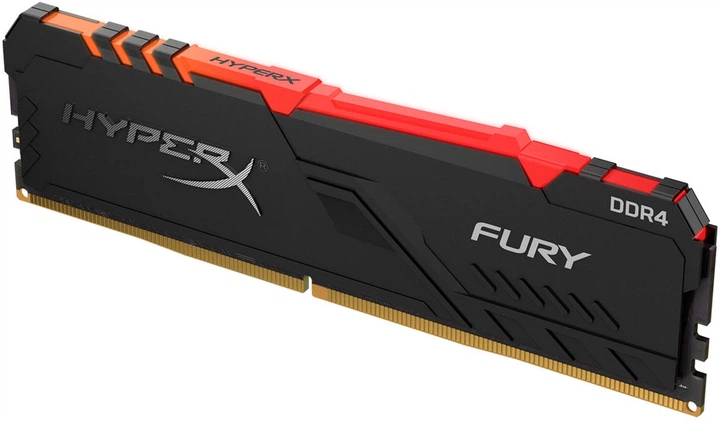 Оперативная память HyperX DDR4-3200 16384MB PC4-25600 Fury RGB