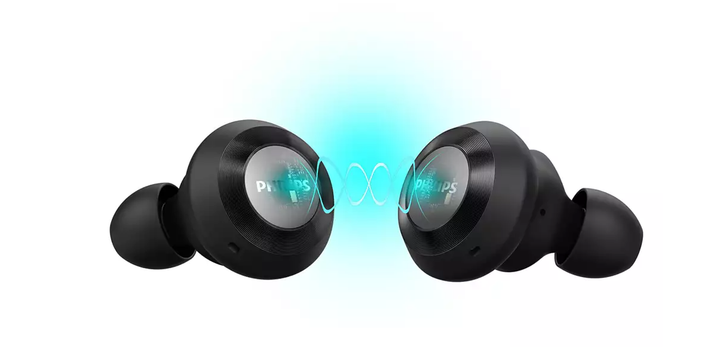 Słuchawki Philips TAT8505BK TWS Czarny (TAT8505BK/00) - obraz 7