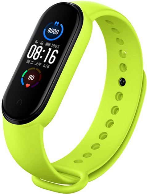 reflex 2.0 smart band in midnight black with neon green accent