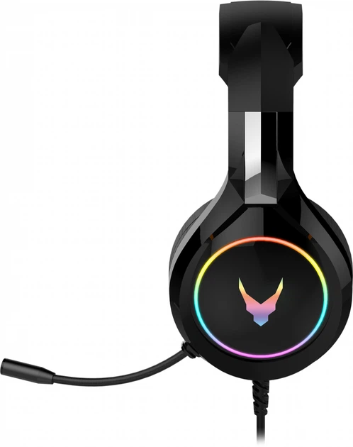 Słuchawki VARR VH-6060 LED RGB Backlight Black (VH6060B) - obraz 6