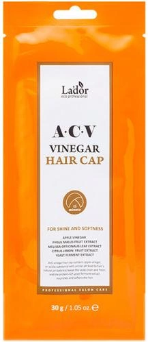 Маска-шапочка для волос с яблочным уксусом La'dor Acv Vinegar Hair Cap 30 мл (8809273160129) 