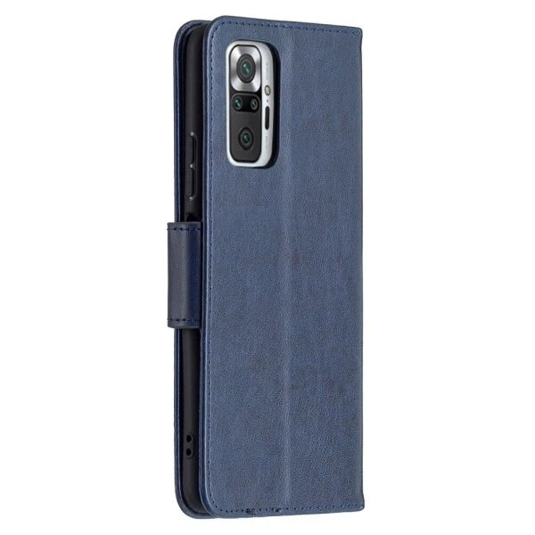Чехол UniCase Butterfly Pattern для Xiaomi Redmi Note 10 Pro - Blue - изображение 4