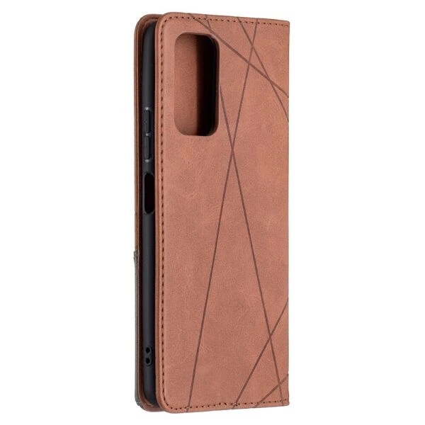 Чехол UniCase Geometric Pattern для Xiaomi Redmi Note 10 Pro - Coffee - изображение 5