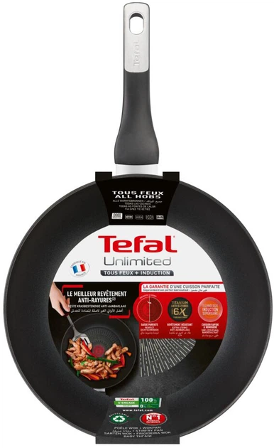 Patelnia WOK Tefal Unlimited 28 cm (G2551972) - obraz 3