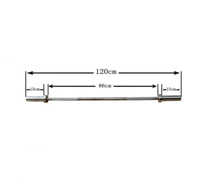 Гриф для штанги Newt Прямой олимпийский 1.2 м 50 мм (NE-OL-120) - изображение 3