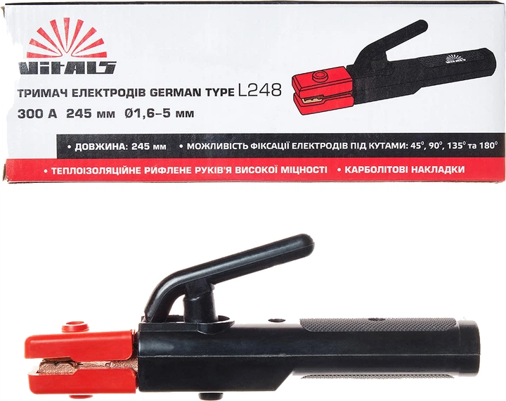 Держатель электродов Vitals Germany type L248 300 A (140930W) - Фото 4 Держатель электродов Vitals Germany type L248 300 A (140930W) - изображение 4