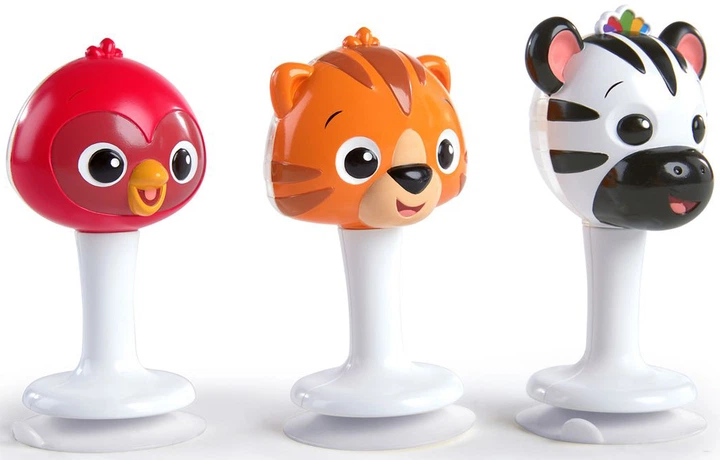 Игрушка на присоске Baby Einstein Rattle & Jingle Trio (12359) - изображение 7