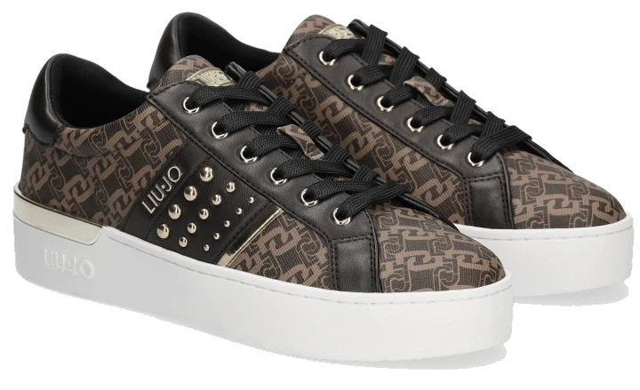 Женские кеды низкие Liu Jo Silvia 22 - Sneaker BF0087EX057S1804 41 Коричневые (800070139386) - изображение 2