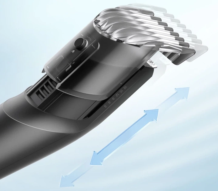 Машинка для підстригання волосся Xiaomi ShowSee Electric Hair Clipper Black C2-BK - зображення 4