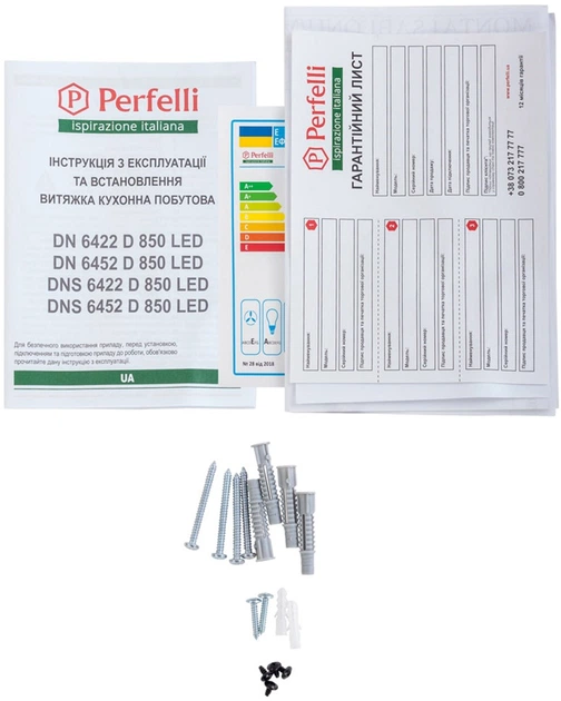 Вытяжка PERFELLI DN 6452 D 850 BL LED - изображение 14