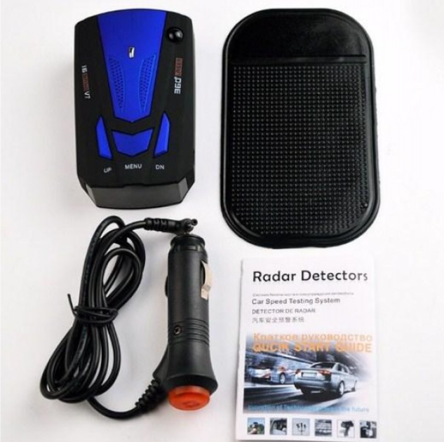 Антирадар Светодиодный GRB Radar Detector Дисплей 16 BAND V7 360.