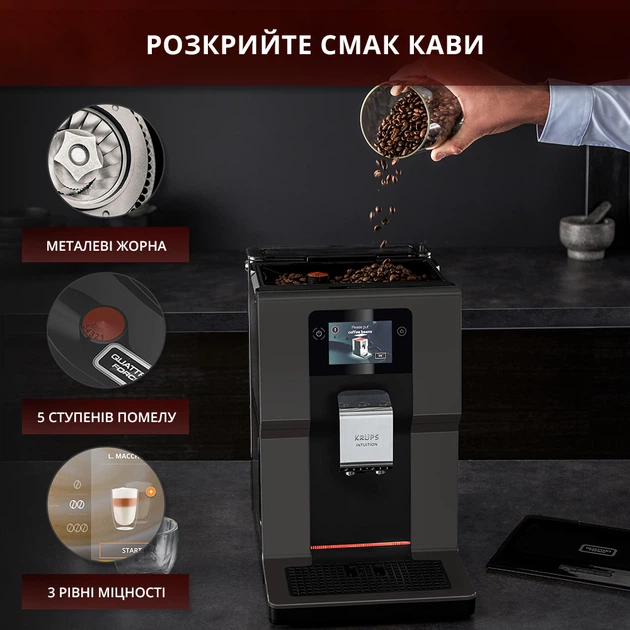 Кофемашина KRUPS EA872B10 - изображение 4