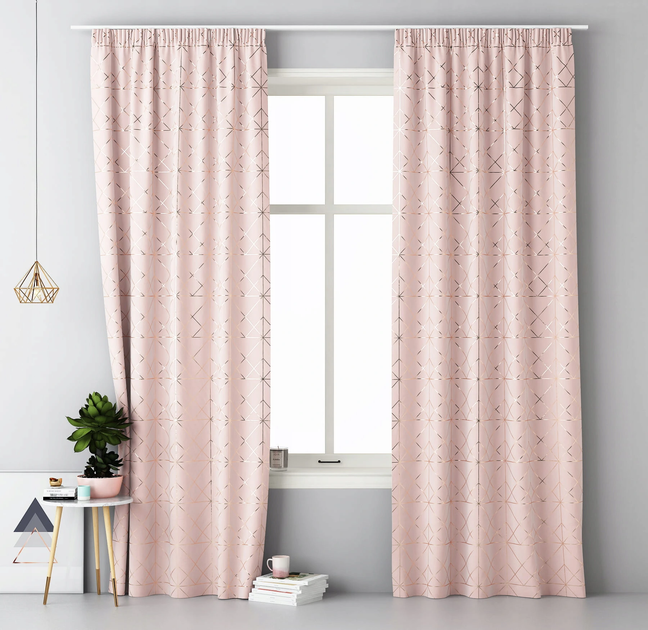 Дизайнерская портьера Glammy Room99 140 х 250 см (Z/T/Glammy) Dusty Pink - Фото 1 Дизайнерская портьера Glammy Room99 140 х 250 см (Z/T/Glammy) Dusty Pink - изображение 1