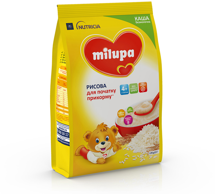 Безмолочна каша Milupa Рисова 170 г (5900852930058) - зображення 7
