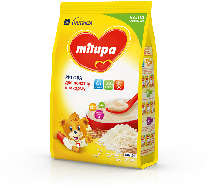 Безмолочна каша Milupa Рисова 170 г (5900852930058) - зображення 14