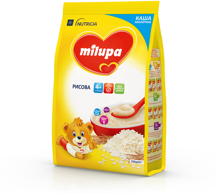 Молочна каша Milupa Рисова 210г (5900852931178) - зображення 13