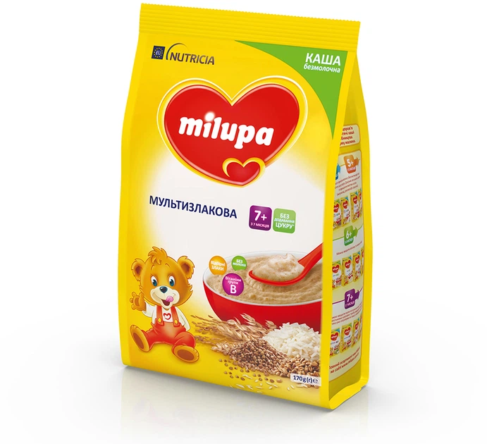 Безмолочна каша Milupa Мультизлакова 170 г (5900852930034) - изображение 4
