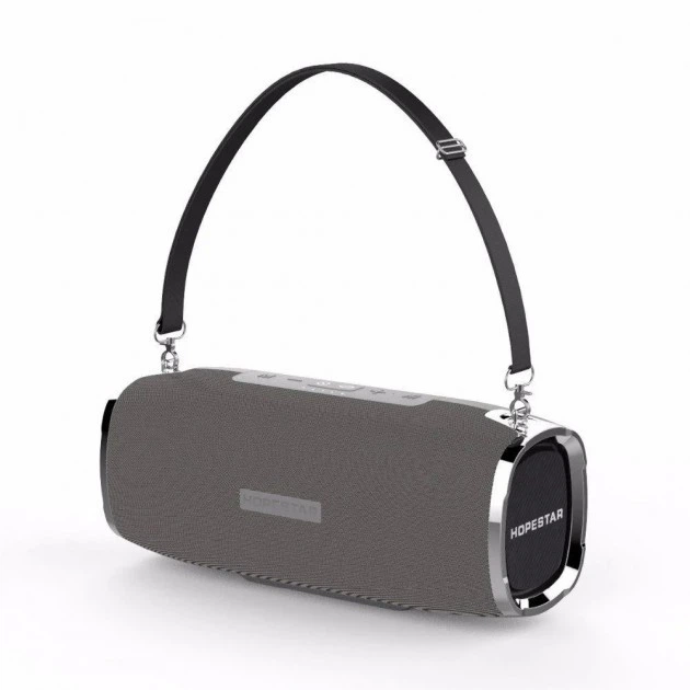 Мощная портативная bluetooth колонка Sound System A6 Original Hopestar 35 ВТ Серебряная - Фото 2 Мощная портативная bluetooth колонка Sound System A6 Original Hopestar 35 ВТ Серебряная - изображение 2