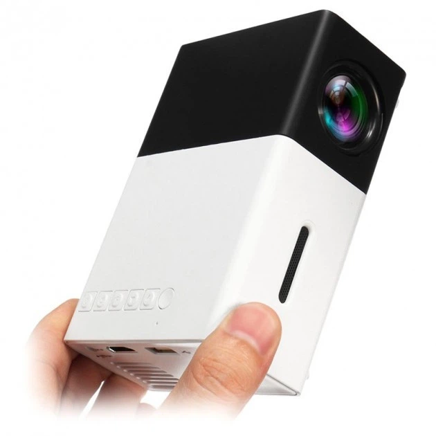 Мультимедийный портативный проектор YG300 с динамиком YG 300 White-Black - изображение 5