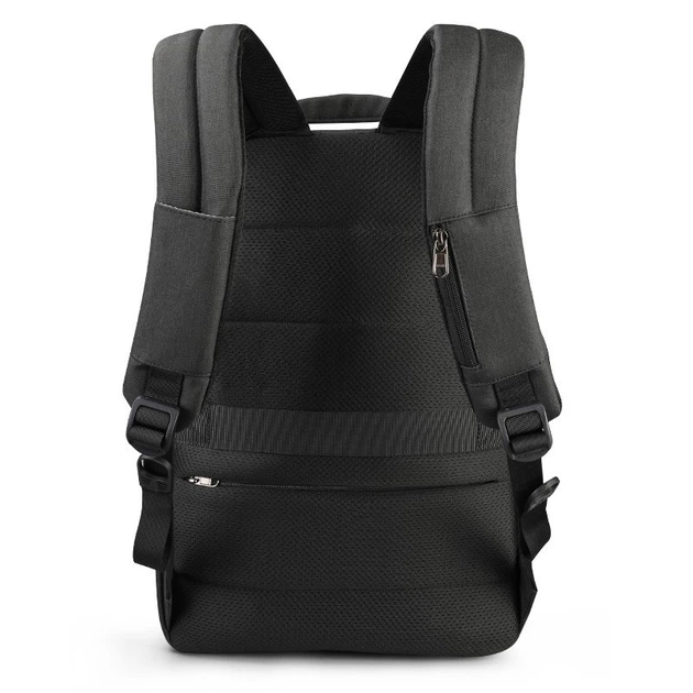 Рюкзак городской Tigernu T-B3621B для ноутбука 15.6" с USB объем 21л. Черный (кодовый замок в подарок) - изображение 3