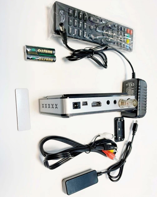 Комбинированный спутниковый тюнер (ресивер) Combo (Комбо) DVB S2 и T2 + цифровая антенна для Т2 комнатная Eurosky ES 008 ОMEGA с усилителем - комплект - Фото 6 Комбинированный спутниковый тюнер (ресивер) Combo (Комбо) DVB S2 и T2 + цифровая антенна для Т2 комнатная Eurosky ES 008 ОMEGA с усилителем - комплект - изображение 6