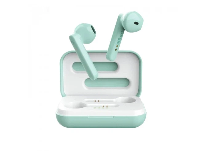 Наушники беспроводные Trust Primo Touch True Wireless Mic Mint - изображение 2
