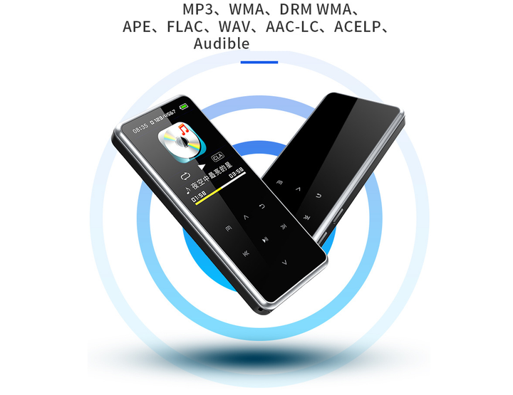 MP3 плеер JNN M12 Original Bluetooth Hi-Fi 8Gb Чёрный - изображение 2