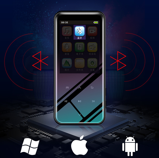 MP3 плеер JNN M15 Max Original Bluetooth Hi-Fi 8Gb с внешним динамиком - изображение 7