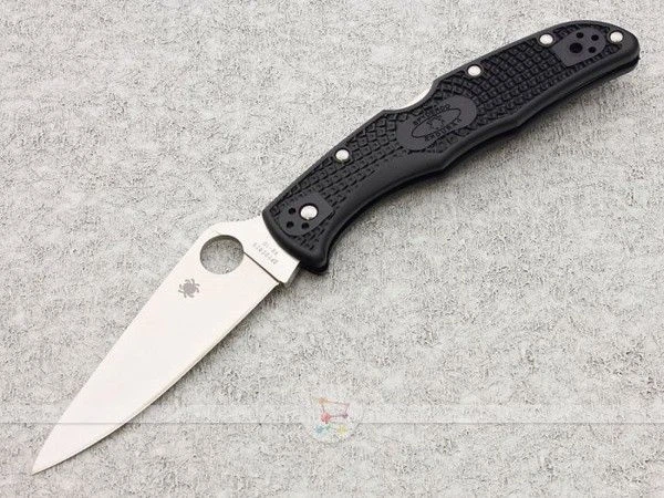 Ніж Spyderco Endura Black FRN, Flat Graund C10FPBK - Фото 5 Ніж Spyderco Endura Black FRN, Flat Graund C10FPBK - изображение 5