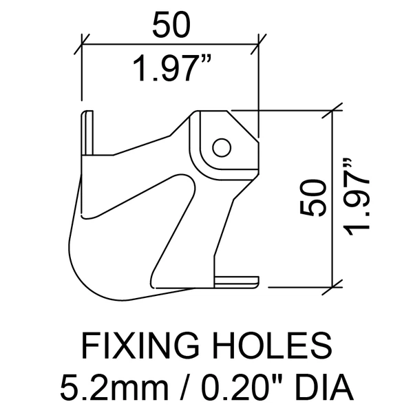 Угловая связка Penn Elcom C1081z шаровая 49,5х49,5мм сталь 1,2мм ...