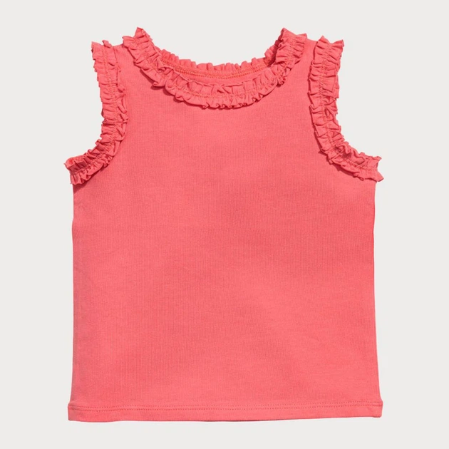 Детская майка для девочки H&M KEL4620195 80 см Коралловая (Er_2000000272160) - Фото 1 Детская майка для девочки H&M KEL4620195 80 см Коралловая (Er_2000000272160) - изображение 1