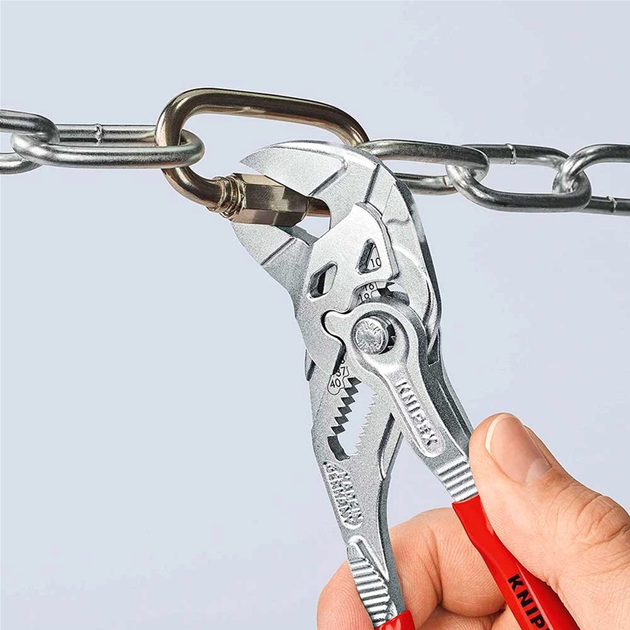 Переставні кліщі — гайковий ключ Knipex 180 мм (86 03 180) - зображення 2