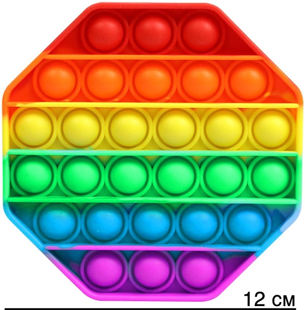 Игрушка антистресс вечная пупырка Pop It Восьмиугольник (2000992408196) - изображение 2