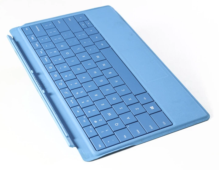Клавиатура на планшет Microsoft Surface1/2 RT Pro1 Pro2 Type Cover 1561 голубой Б/У - изображение 3
