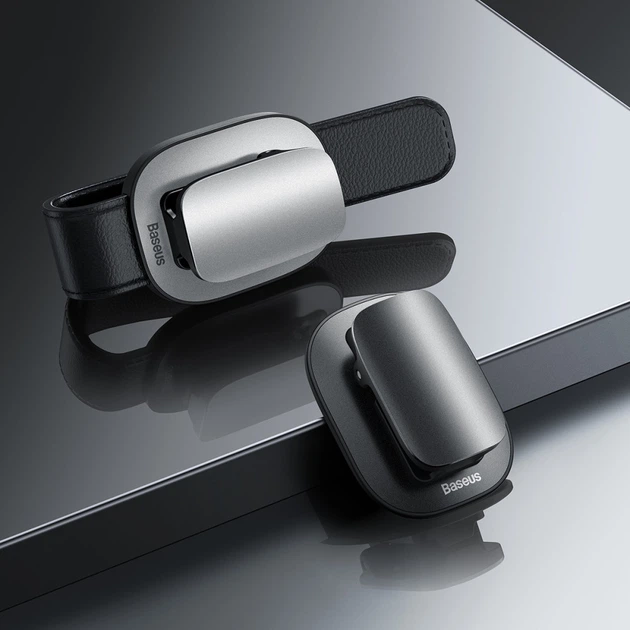 Автотримач для окулярів Baseus Platinum Vehicle Clamping type Black (ACYJN-B01) - Фото 5 Автотримач для окулярів Baseus Platinum Vehicle Clamping type Black (ACYJN-B01) - зображення 5
