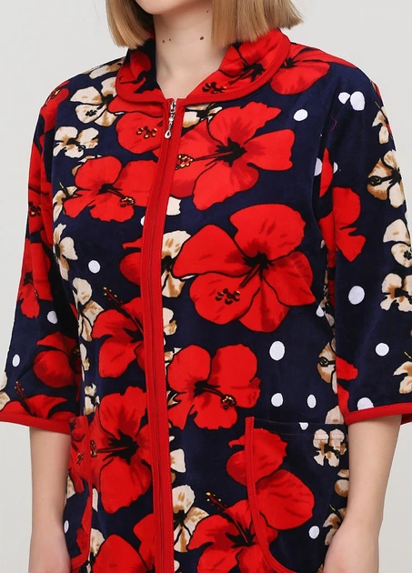 Халат Romeo Life 4XL красный 1125 - изображение 3