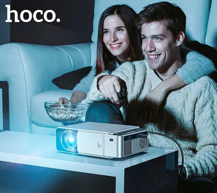 Мультимедійний проектор Hoco Multimedia projector 1080P|HDMI, AV, 2хUSB, 3.5mm| - зображення 7