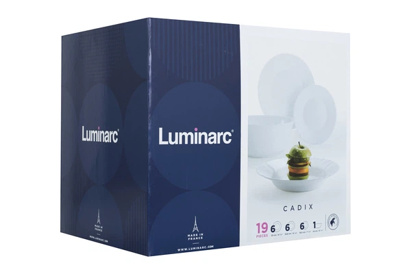 Сервіз столовий LUMINARC CADIX, 19 предметів (L0300) - изображение 9