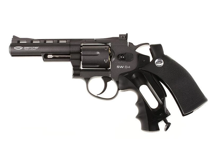 Пневматичний пістолет Gletcher SW B4 Smith & Wesson Сміт і Вессон газобалонний CO2 120 м/с - зображення 5