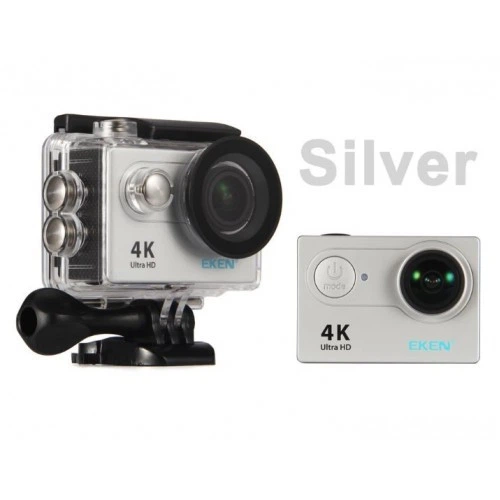 Екшн камера Eken H9R(З пультом) 4k Wi-Fi Original Silver - зображення 2
