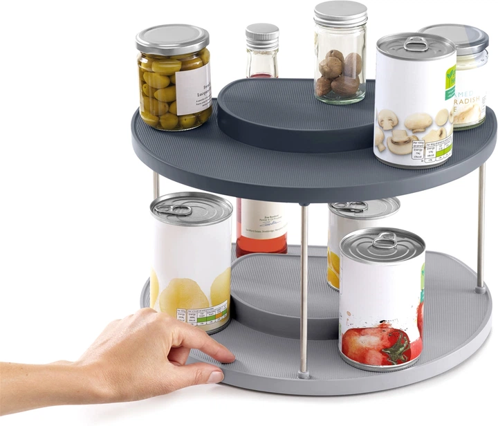 Dwupoziomowy organizer Joseph Joseph CupboardStore szary (5028420003871) - obraz 5