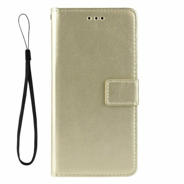 Класичний чохол-книжка Deexe Wallet Style для VIVO Y17 / Y15 - Gold - зображення 2