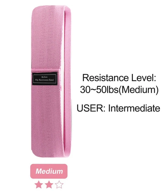 Резинки для фитнеса и спорта тканевые LT-003 Набор тканевых фитнес резинок Hip Resistance Band комплект из 3 шт - изображение 4