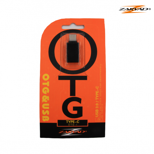 Переходник USB OTG-01 с телефона на флешку - Type-C черный - изображение 3