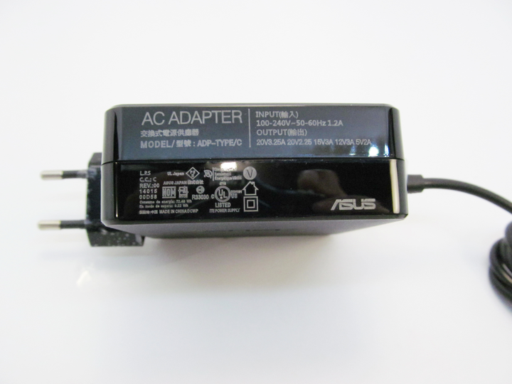 Блок питания Asus 65W 20V, 3.25A + 15V, 3A + 12V, 3A + 5V, 2A, разъем ...