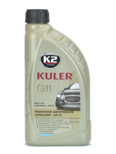 Жидкость охлаждающая K2 Kuler Long Life G11 -35°C антифриз голубой 1 л (T201N) - изображение 5