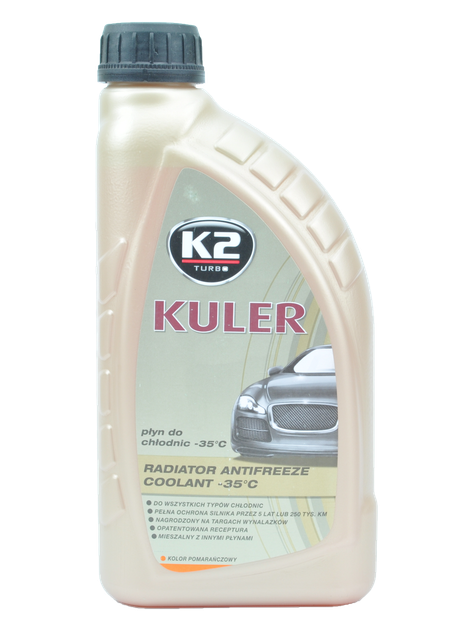 Жидкость охлаждающая K2 Kuler Long Life G13 -35°C антифриз оранжевый 1 л (T201P) - изображение 5