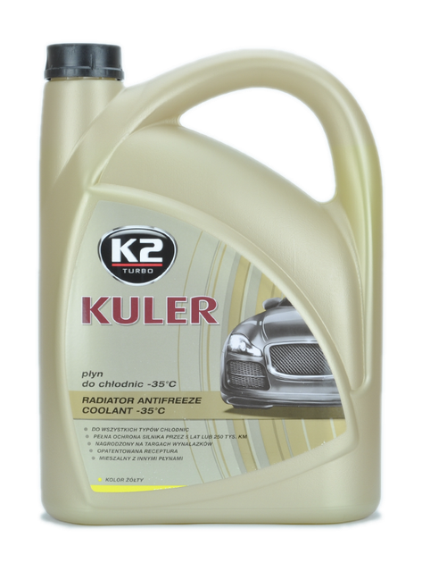 Жидкость охлаждающая K2 Kuler Long Life G13 -35°C антифриз желтый 5 л (T205Y) - изображение 2
